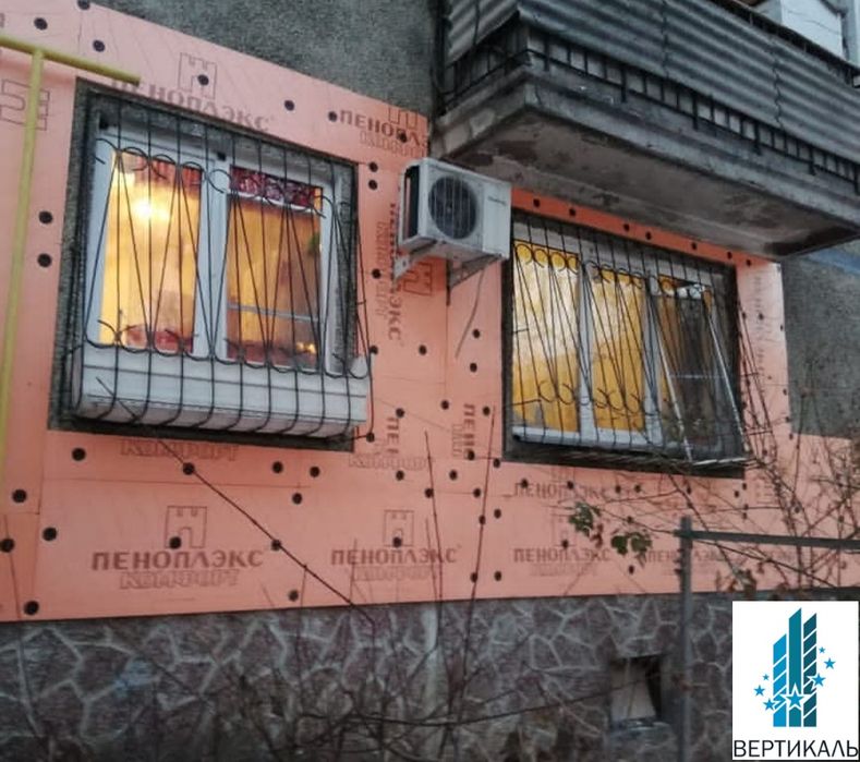 Утепление стен альпинисты
