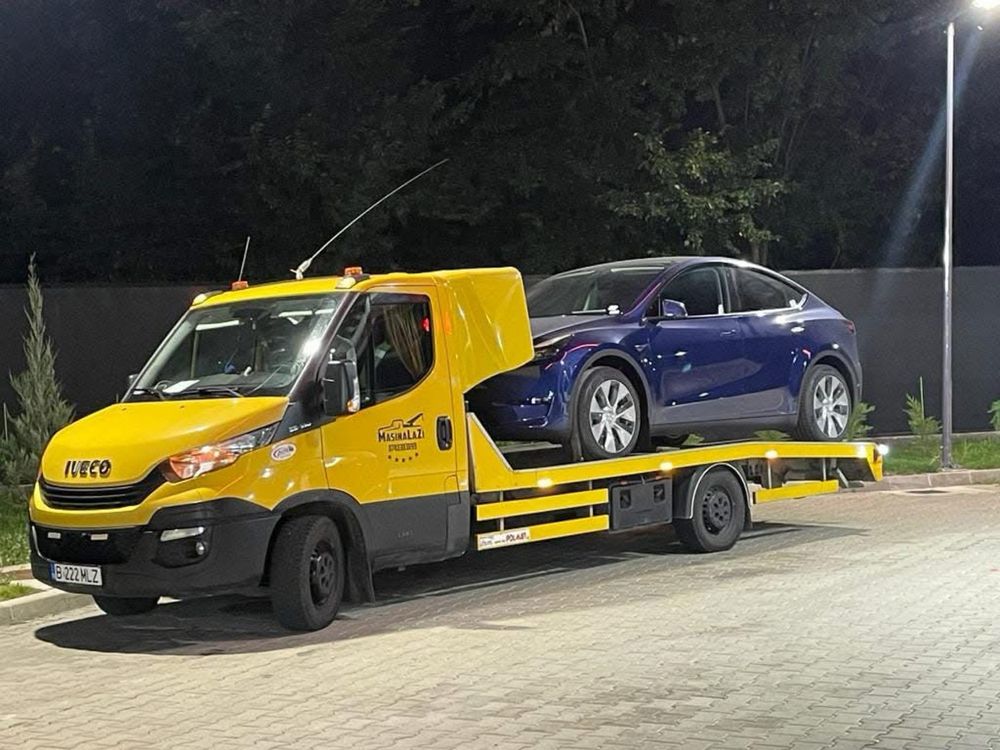 Platforma tractari auto asistenta rutiera