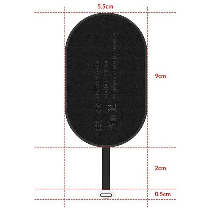 Приемник за безжично зареждане на смартфон Nokia, iPhone, Samsung