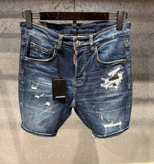 Най-висок клас мъжки къси дънкови панталони Dsquared2