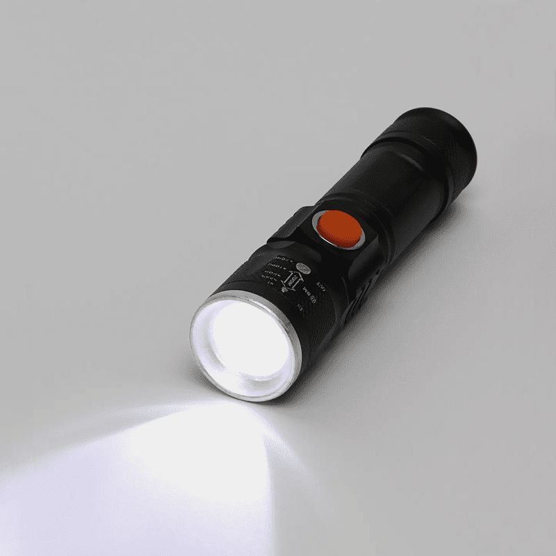 НЕМСКИ Джобно USB фенерче – USB Rechargeable LED Torch + ЛЕД ФЕНЕР