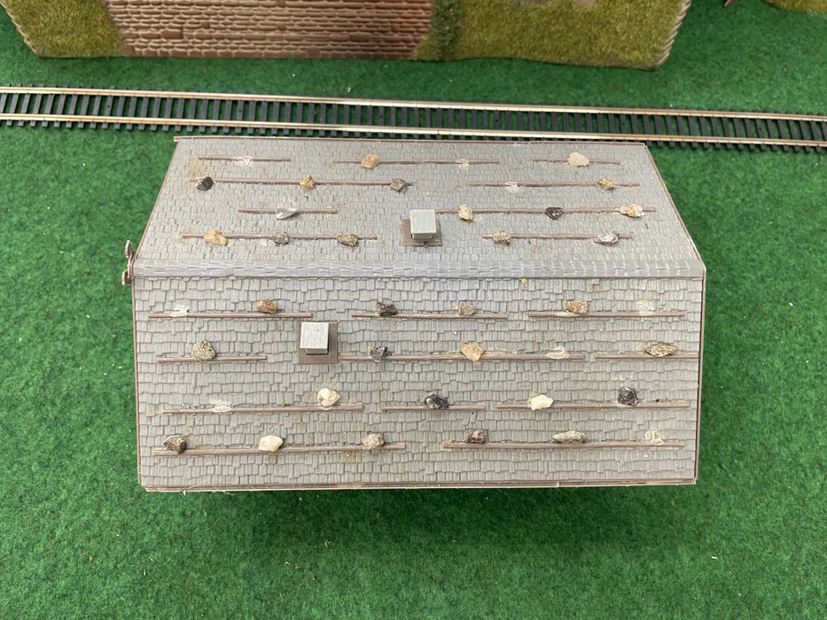 Сгради за макет на влак диорама пост H0 1:87 ЖП моделизъм