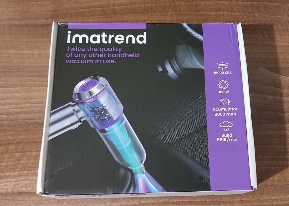 Aspirator masina cu acumulator