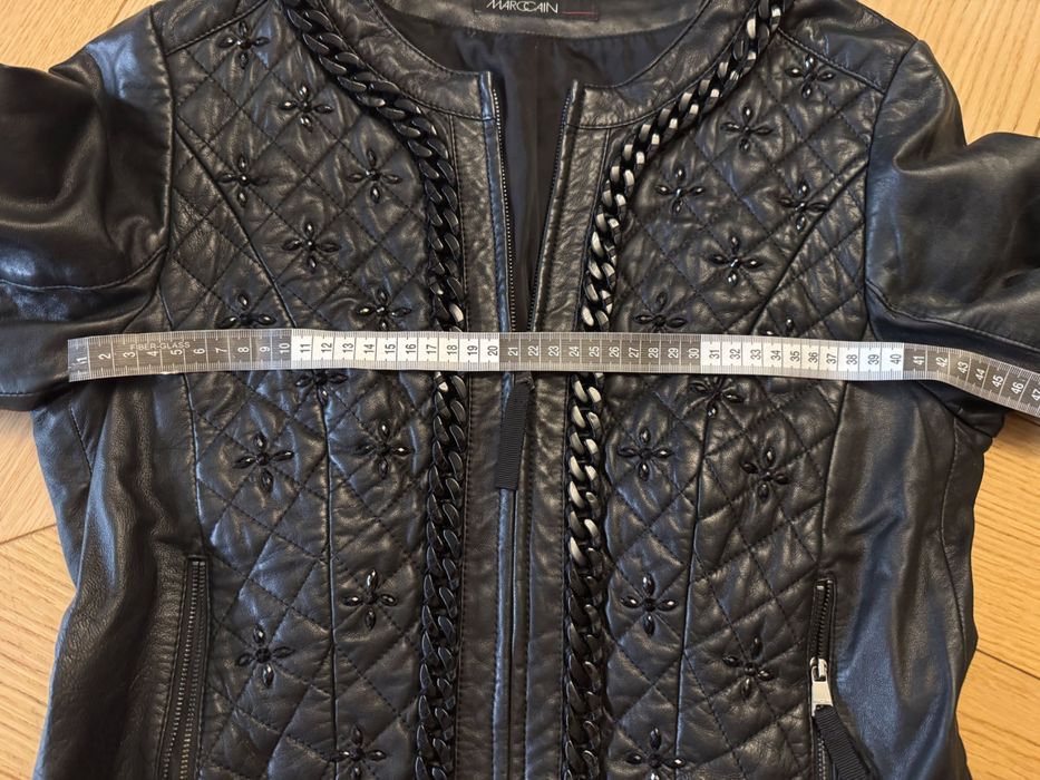 Дамско кожено яке Marc Cain, естествена кожа, размер N2 / EU 36