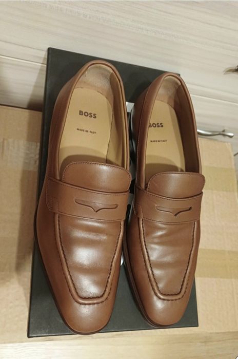 Кожени лоуфъри BOSS
