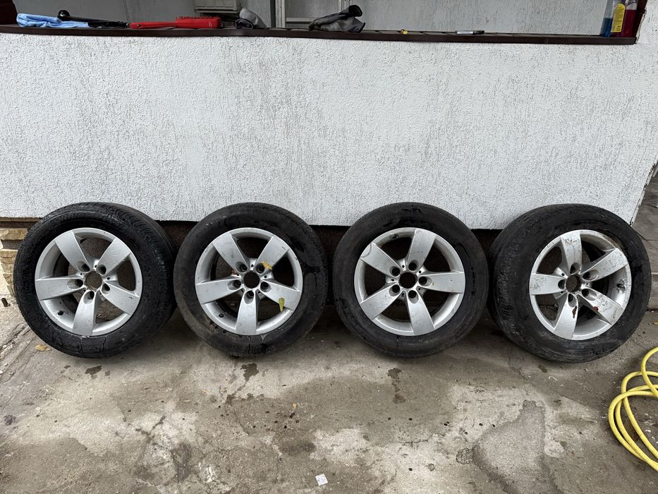 Jante roti 225/55/16 2 iarna 2 vara bmw e60 e46 5x120