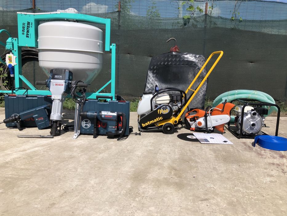 Inchiriez demolator picamer rotopercutor taietor beton motopompa