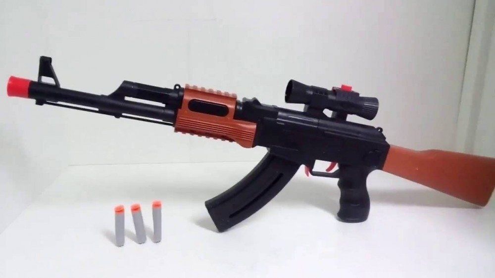 Super pusca cu bile SAU GLOANTE,PUSCA ASALT AK47