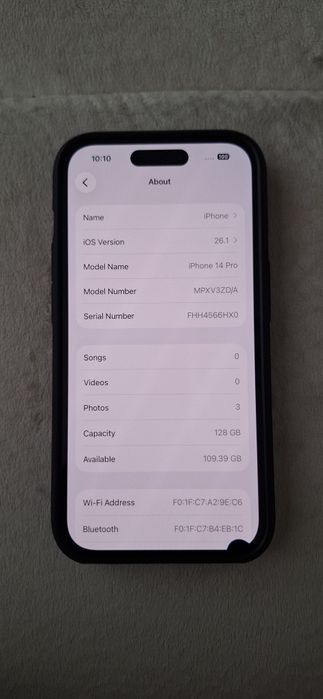 iPhone 14 Pro 128GB Space Black