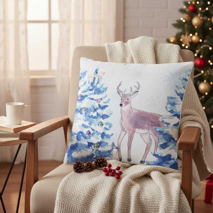 Коледни декоративни калъфки за възглавници – 7 празнични дизайна