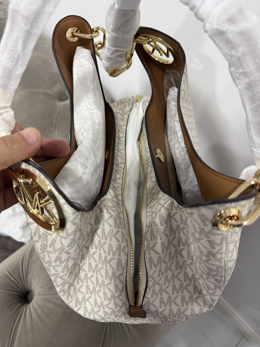 Geanta Michael Kors Lillie chain tote / Sigilata / Full box