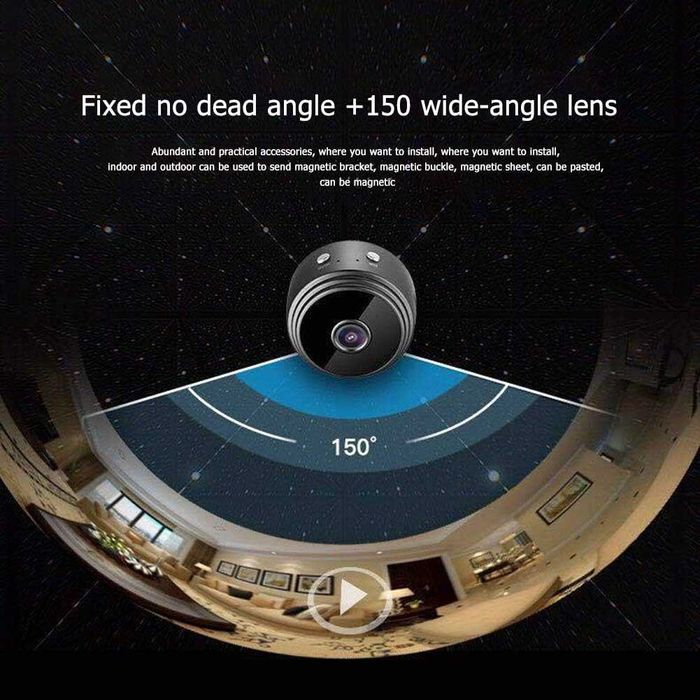A9 Mini WiFi IP камера, 1080P HD сензор за движение, видеокамера DV