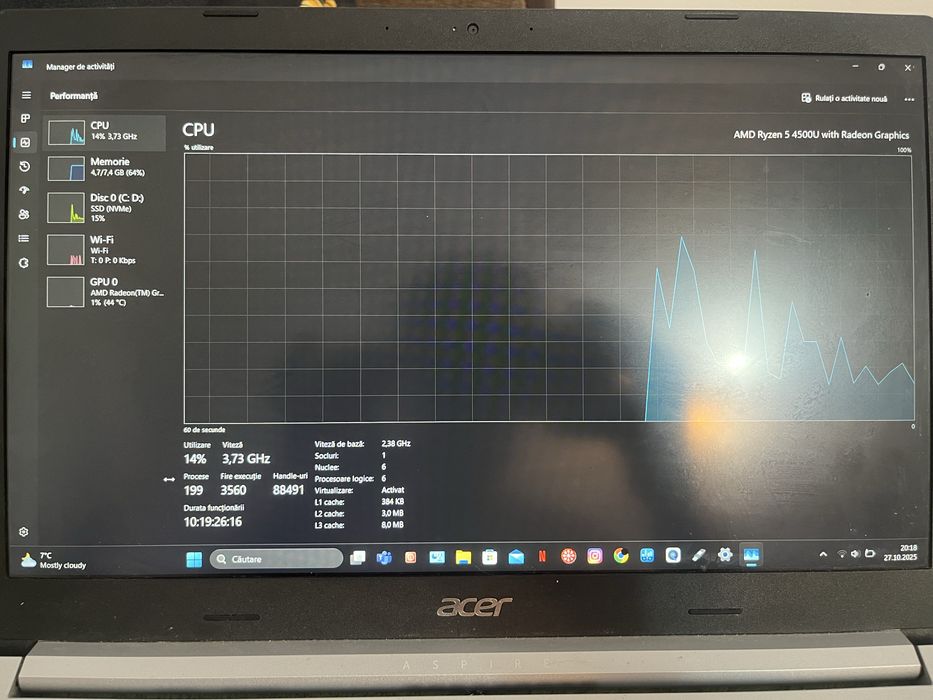 Laptop acer aspire 5