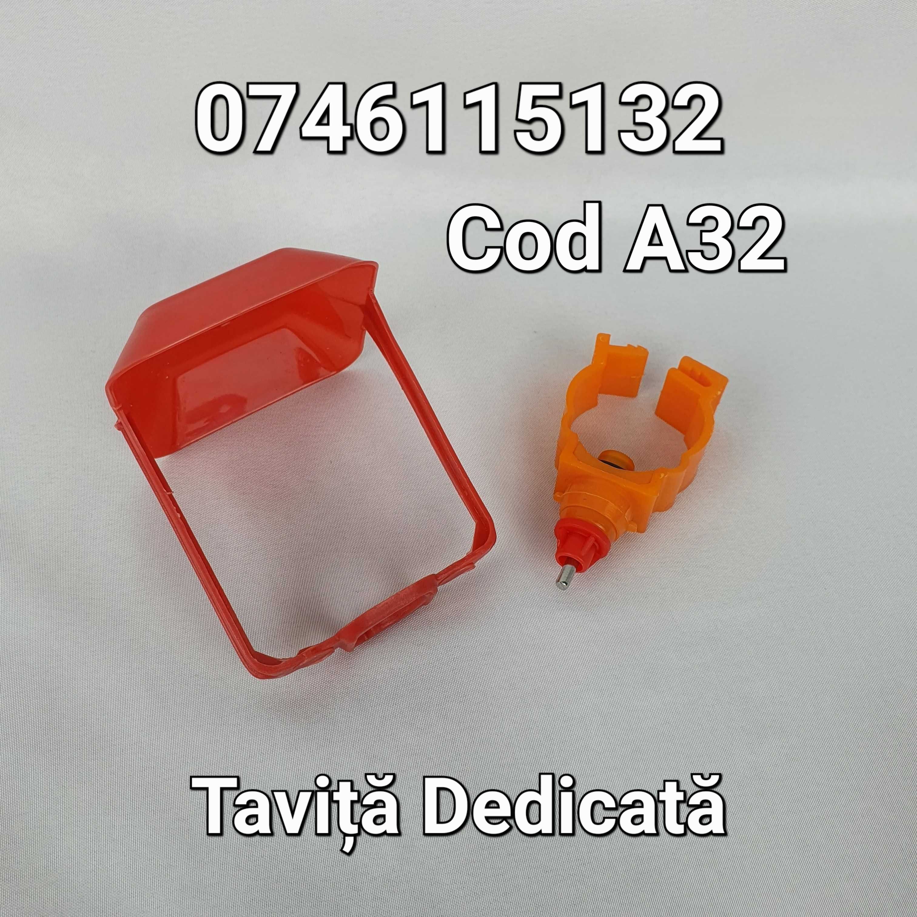 Adapatori Niplu gaini pui pasari pauni curci-Cu tavita detasabila- A32