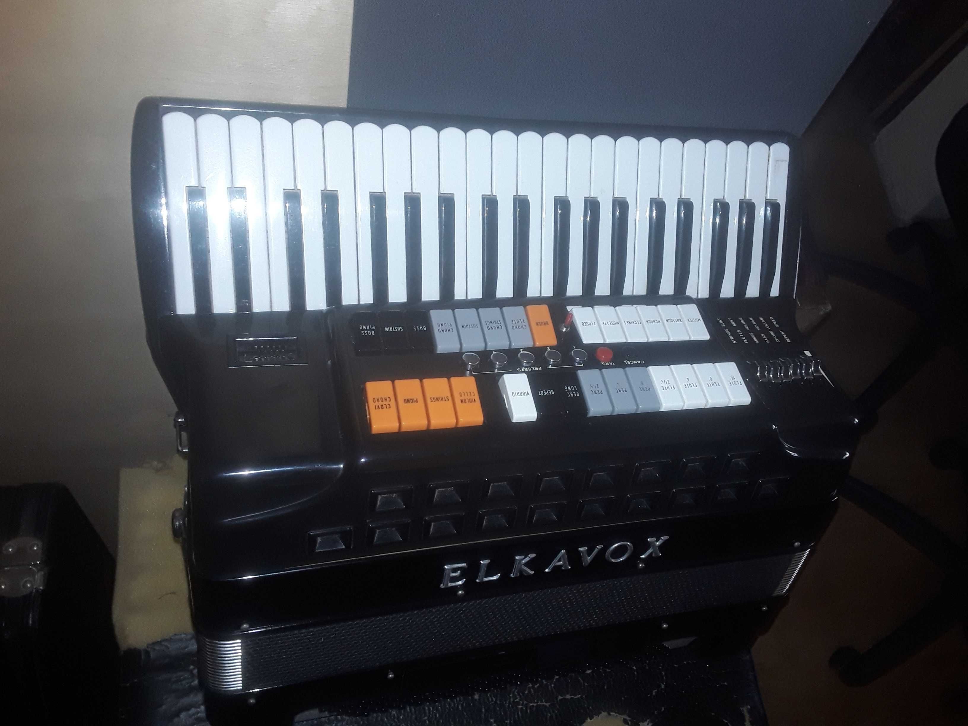 Vīnd acordeon italian grif B pentru conservator 120 basi și pt midi.