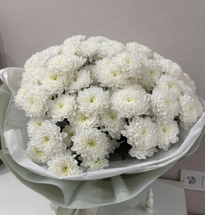 Цветы букет хризантем