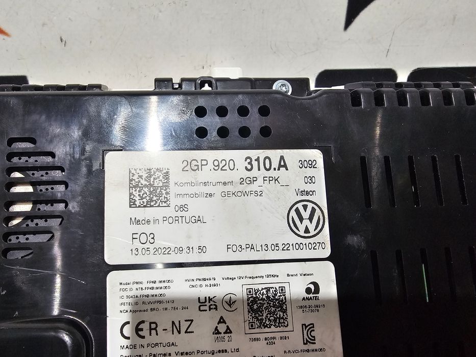 Ceas digital bord VW Polo 6 / Taigo / T-Cross cod 2GP920310A