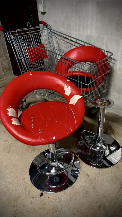 Set scaune bar reglabile pe inaltime picioare inox scaune bar pub