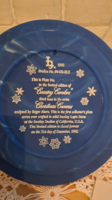 Декоративни чинии Коледни камеи