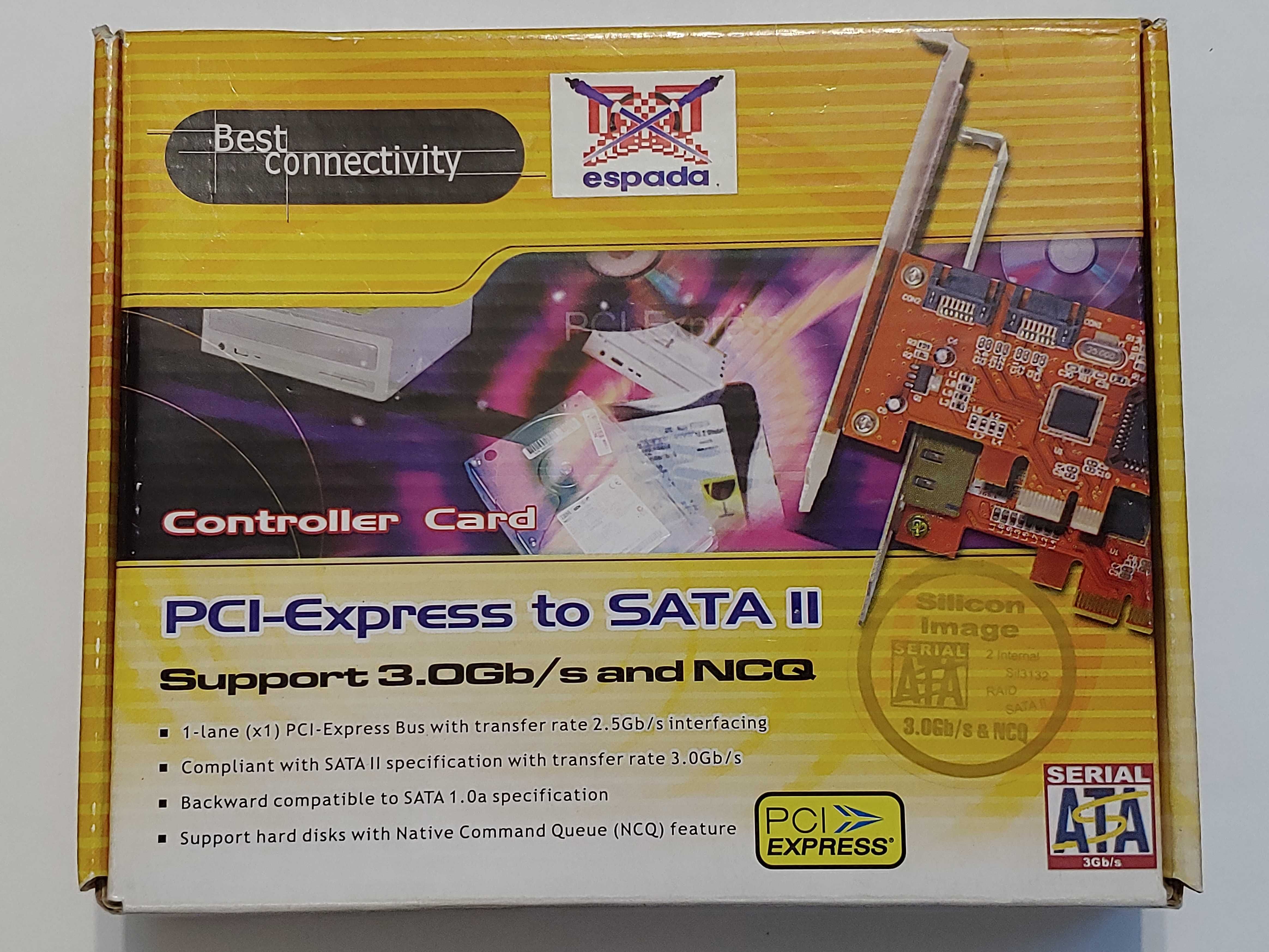 Продам SATA RAID-контроллер двухпортовый PCI-e x1