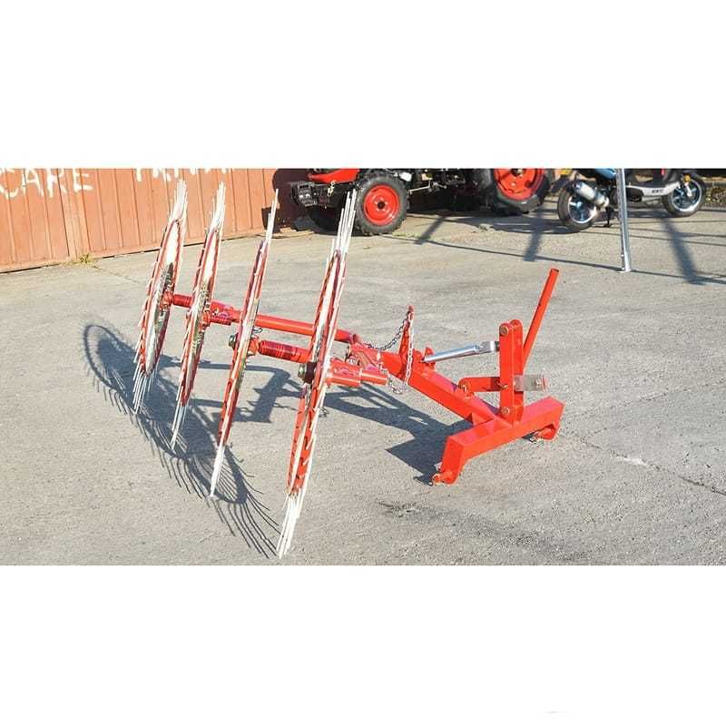 Grebla tip soare cu 4 rotoare fi Ø 1400 mm