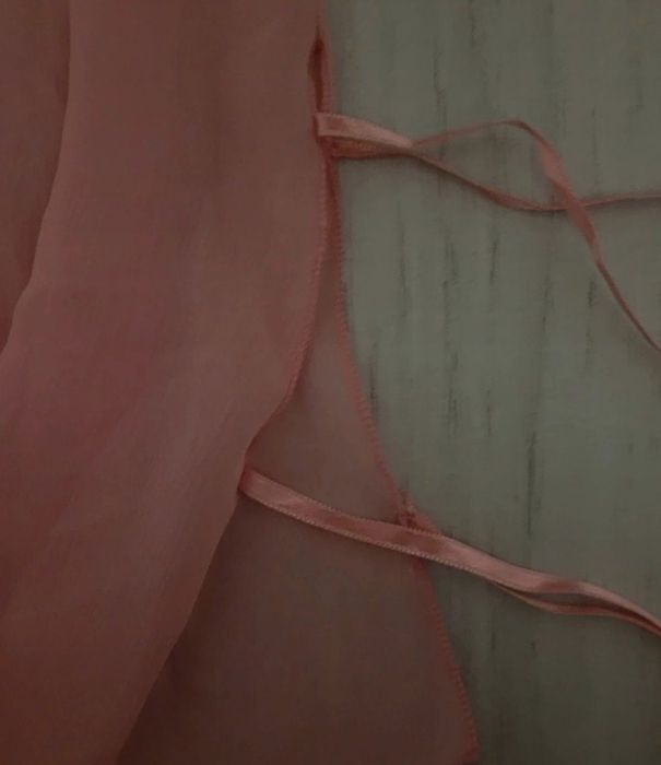 Bluza roz transparenta