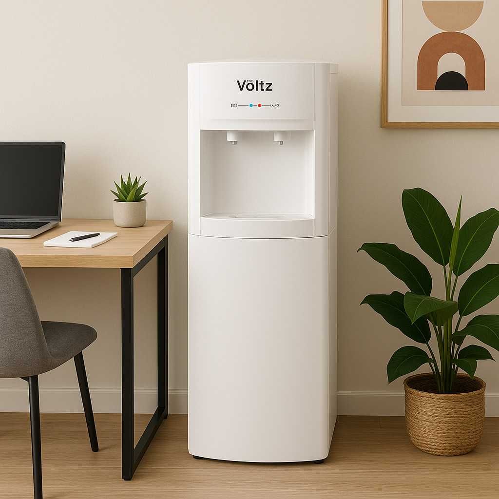 Диспенсър за вода Voltz, 65-420W\15°-90°C, с шкаф, с електр. охлаждане