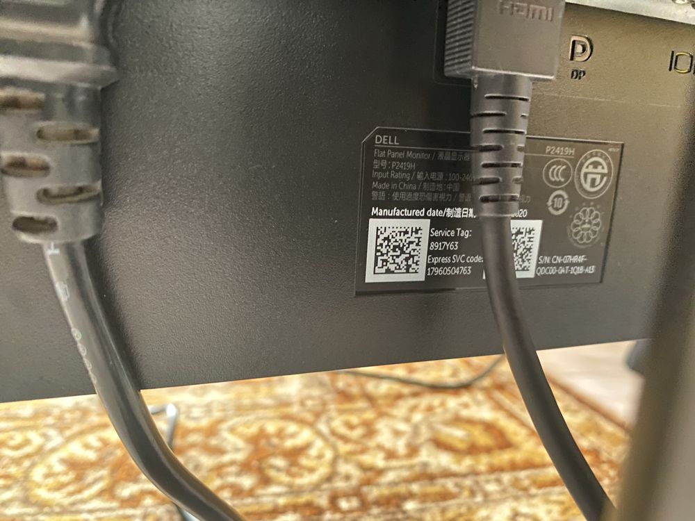 Продавам монитор Dell P2419H 24” инча Full HD