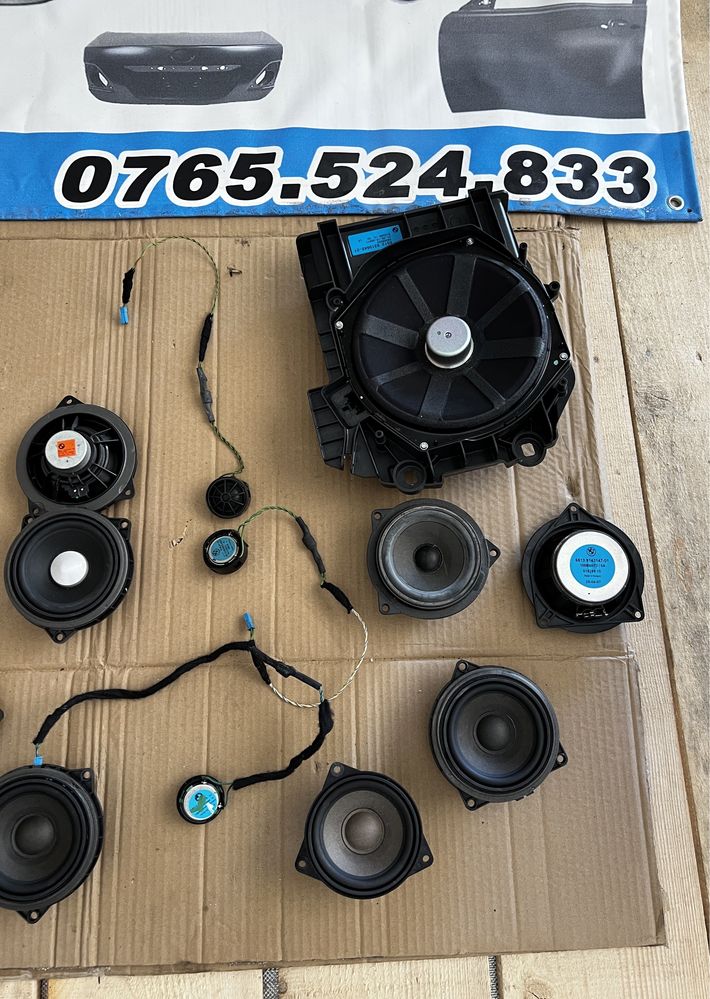 Boxe hi fi bmw f10 f11 f06 f12 f13 subwoofer twetere bmw f10 f11 f06