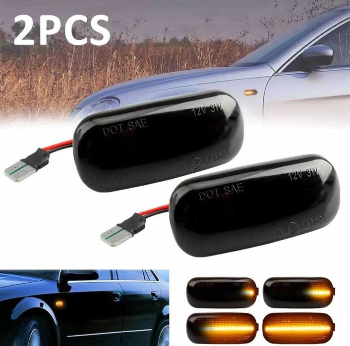 Set 2 bucati semnalizari dinamice LED Audi A3 A4 A6 A8 TT