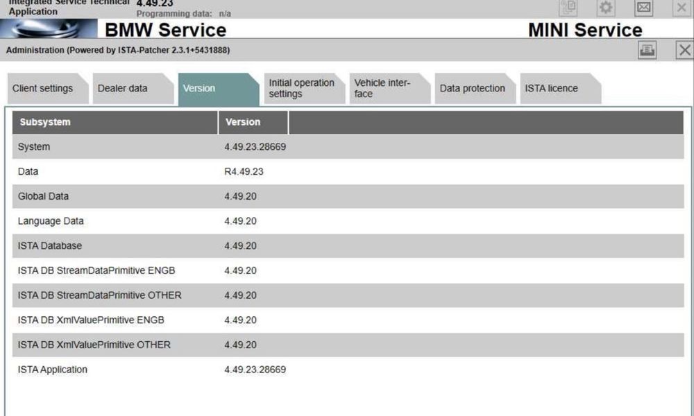 Soft original diagnoza BMW ISTA + / STANDARD TOOLS / E-Sys