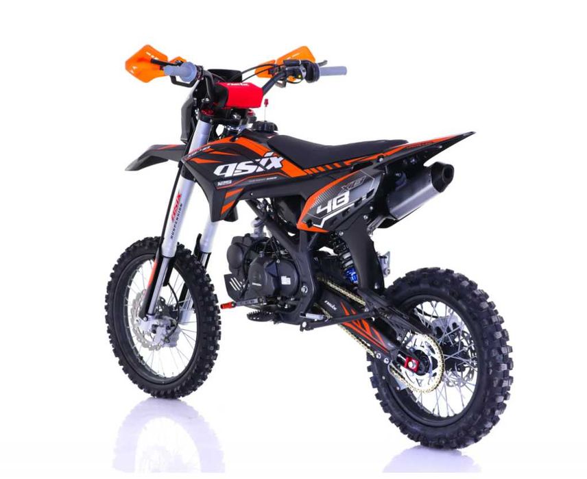 Motocicleta Enduro/Cross Asix XB48 125cc, 4T,17"/14",negru/portocaliu