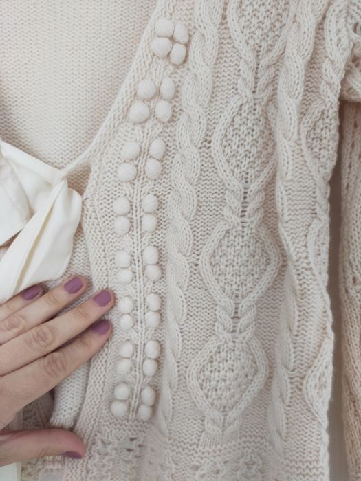 Cardigan lână+cașmir, S, Nice Connection