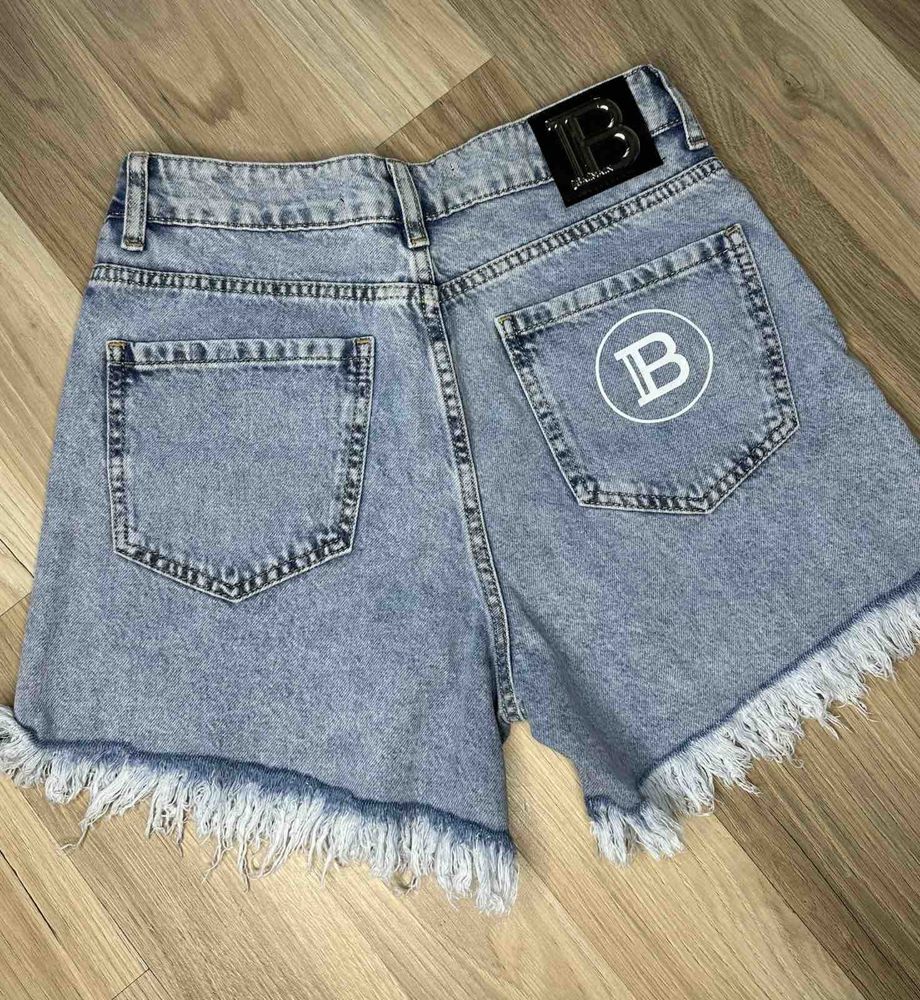 Balmain-Автентични чисто нови дамски къси дънки М размер