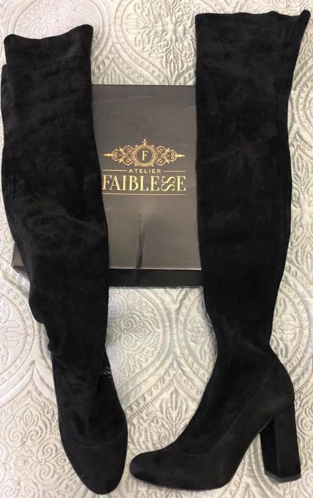Cizme Atelier Faiblesse, 36, piele intoarsa