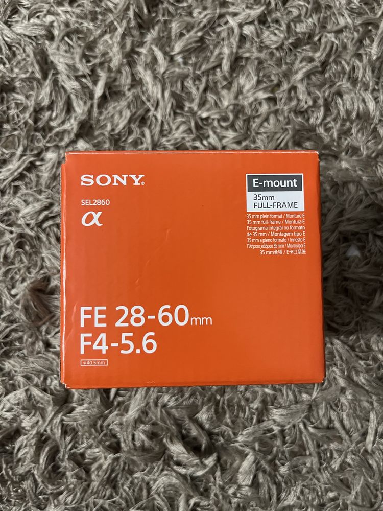 Sony FE 28-60mm F4.0-5.6 Obiectiv Foto - sigilat