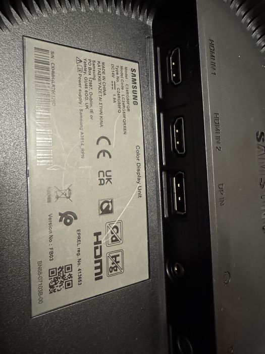 Monitor gaming samsung 24inch 144hz