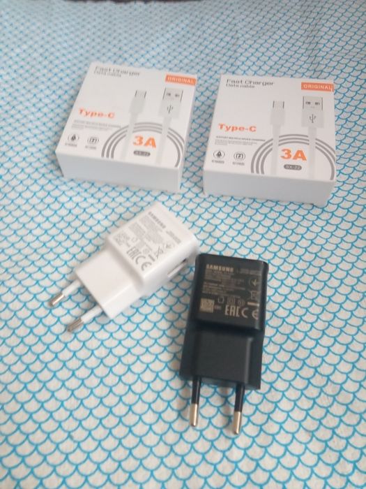 incarcator telefon Samsung Fast Charger 5V 2A - 2 buc + cablu
