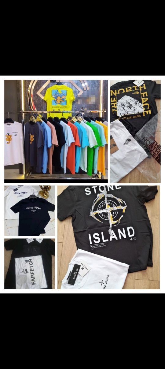 Тениски DSQ2, CK, Hugo, Stone Island, Off-White, Tommy Armani