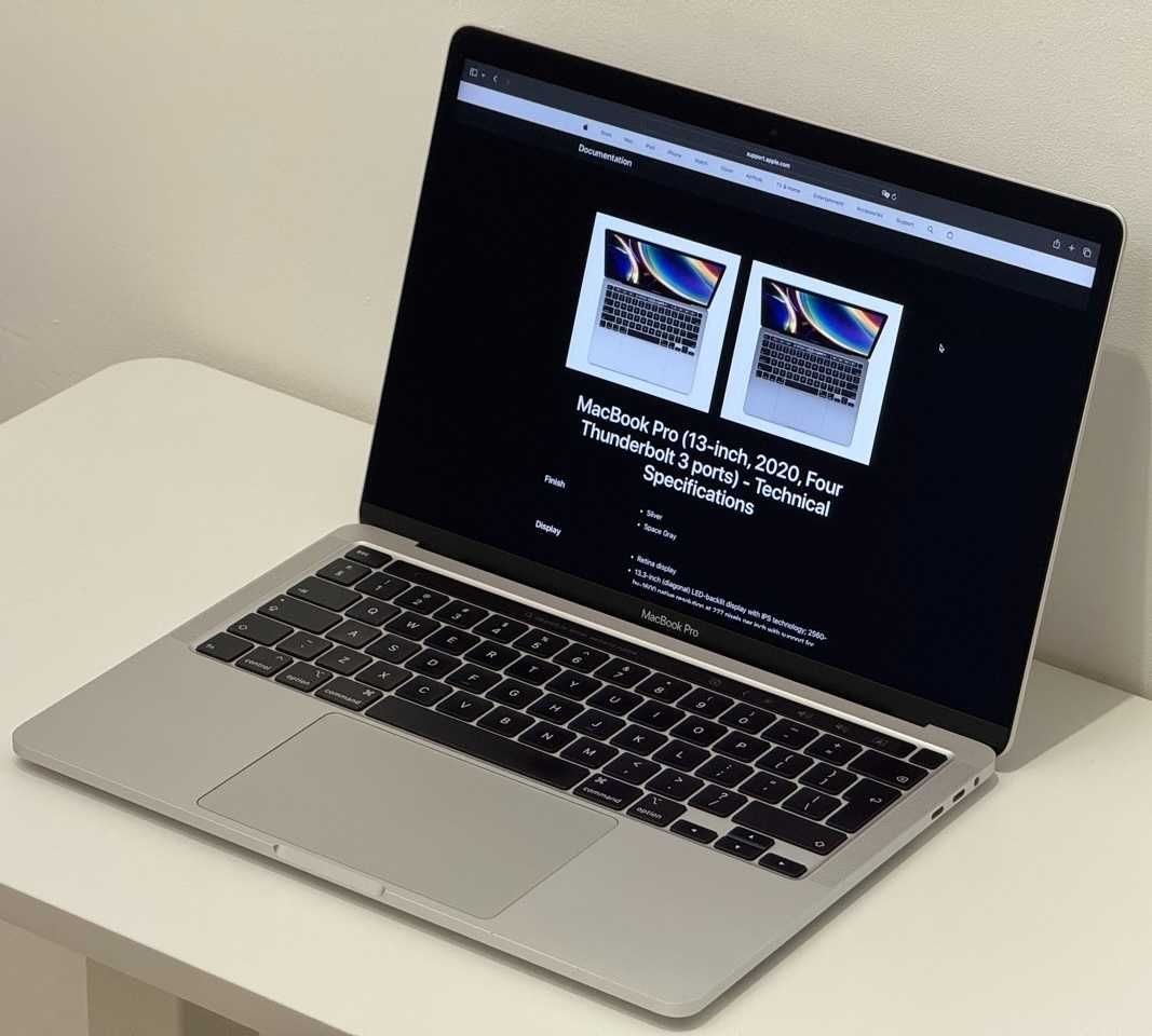 MacBook Pro 13" 2020 A2251 CPU i5 - 2GHz/16GB RAM/1TB SSD/Silver