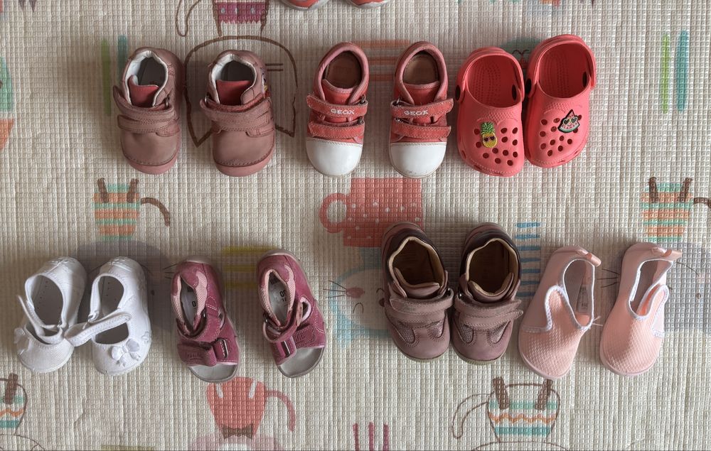 Лот обувки 20, 21 и 23 номер за момиче