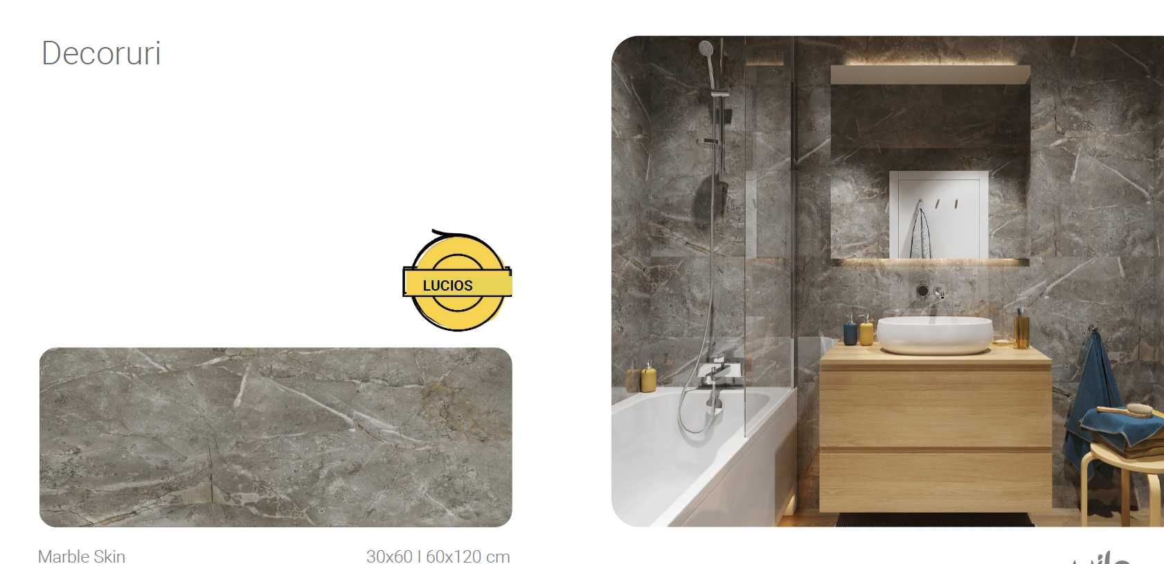 Panouri de perete SPC 30x60 cm, 60x120 cm
