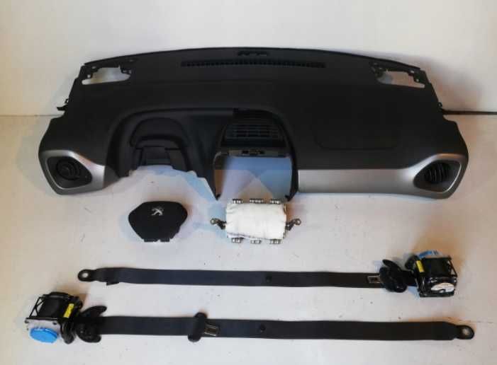 Peugeot 108 kit airbag volan pasager plansa de bord set centuri