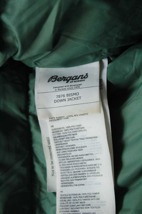 BERGANS Bismo down jacket - мъжко пухено яке, пухенка размер М