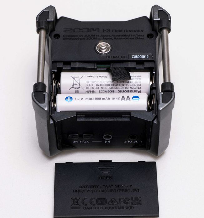 Zoom F3 32-bit Float video production audio recorder