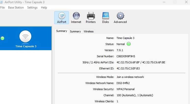 Apple AirPort Time Capsule 3TB Router + NAS A1470 Stare excelenta