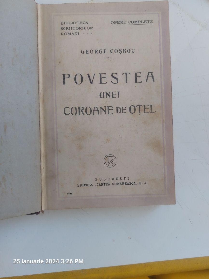 Povestea unei coroane de otel