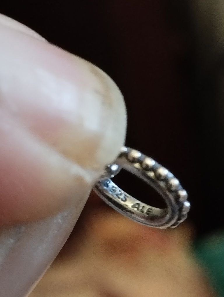 Fulg de nea din argint Pandora original pave