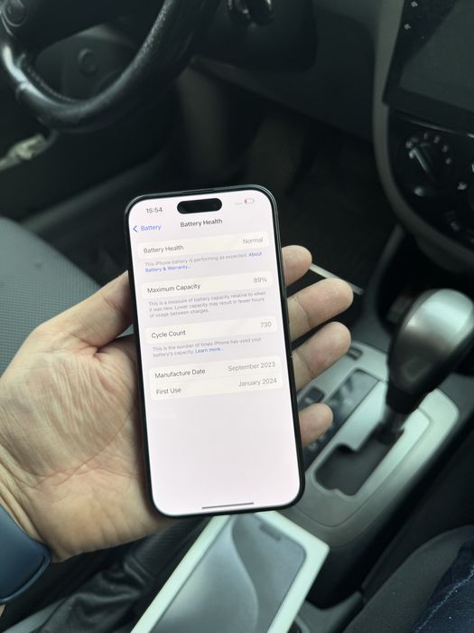 Iphone 15 pro 128 89 yomkst ideal 10/10 aybi yoq