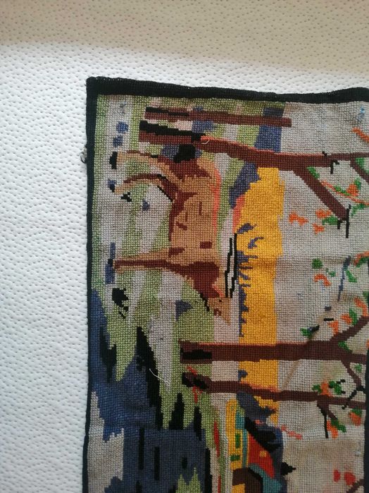 Китеник родопски от чиста вълна ръчно тъкан